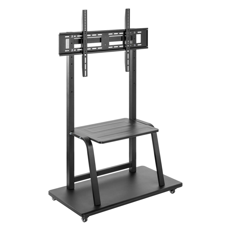 SOPORTE SUELO AISENS ECO RUEDAS BANDEJA DVD MONITOR TV 150KG 37 100