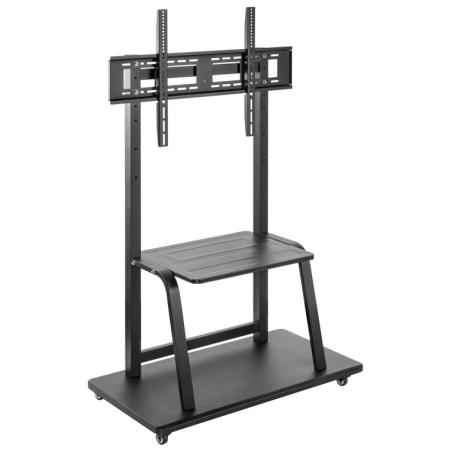 SOPORTE SUELO AISENS ECO RUEDAS BANDEJA DVD MONITOR TV 150KG 37 100