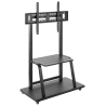 SOPORTE SUELO AISENS ECO RUEDAS BANDEJA DVD MONITOR TV 150KG 37 100