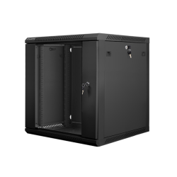 ARMARIO LANBERG MURAL RACK 10 12U 600X600 FLAT PACK NEGRO