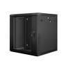 ARMARIO LANBERG MURAL RACK 10 12U 600X600 FLAT PACK NEGRO