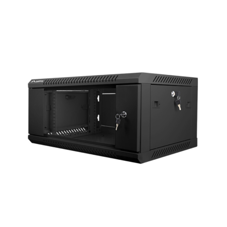 ARMARIO RACK LANBERG 4U 600X450X279 AUTO ENSAMBLADO 19 HASTA 60 KG NEGRO