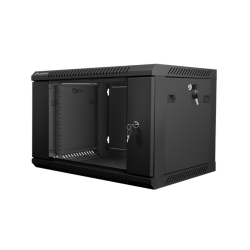 ARMARIO RACK LANBERG 6U 600X450X368 AUTO ENSAMBLADO 19 HASTA 60 KG NEGRO