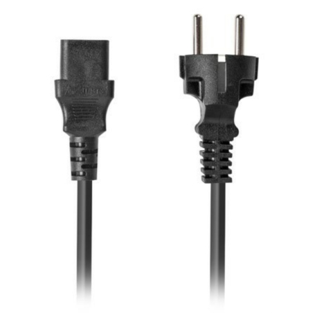 CABLE DE ALIMENTACION LANBERG SCHUKO CEE 7 7 A IEC320 C13 18M VDE RECTO