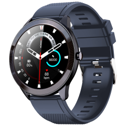 SMARTWATCH LEOTEC 128 MULTISPORT WAVE AZUL PANTALLA REDONDA