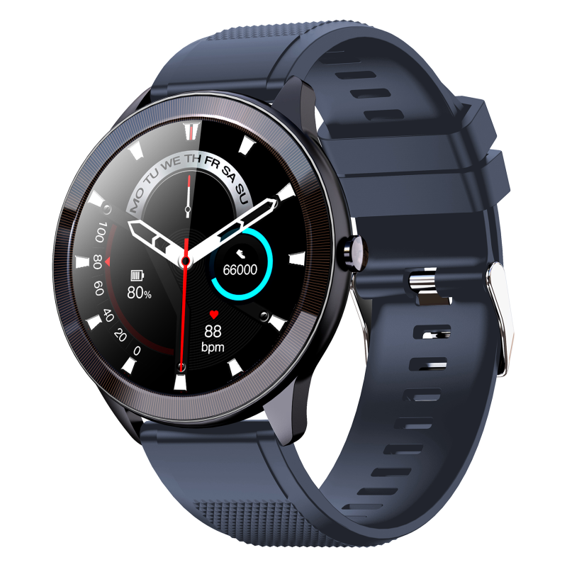 SMARTWATCH LEOTEC 128 MULTISPORT WAVE AZUL PANTALLA REDONDA