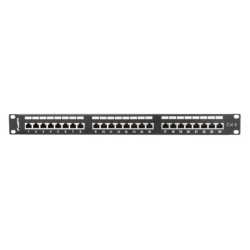 PATCH PANEL LANBERG 24 PUERTOS 1U 19 CAT6 SFTP NEGRO