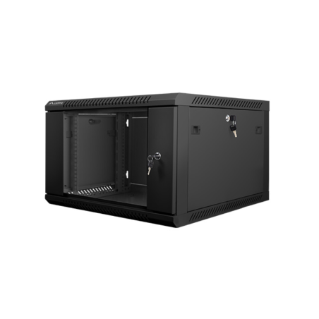 ARMARIO RACK LANBERG 6U 600X600X368 AUTO ENSAMBLADO 19 HASTA 60 KG NEGRO