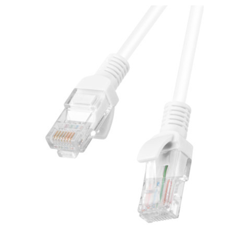 CABLE RED LANBERG LATIGUILLO CAT6 UTP 3M BLANCO FLUKE PASSED