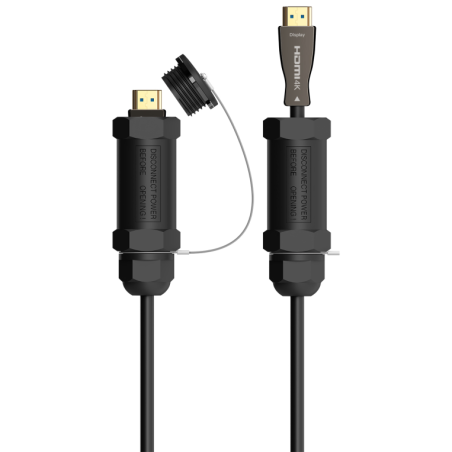 CABLE HDMI AISENS V21 OPTICO ACTIVO AOC ARMADURA 8K60HZ M M 20M NEGRO