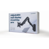 BRAZO DE MONTAJE GEMBIRD PARA PANTALLA DE PARED AJUSTABLE HASTA 27 7KG