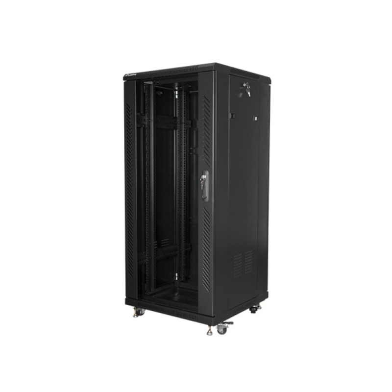 ARMARIO LANBERG RACK 19 27U 600X600 FLAT PACK BLACK NEGRO