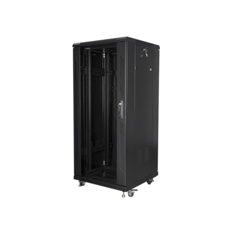 ARMARIO LANBERG RACK 19 27U 600X600 FLAT PACK BLACK NEGRO