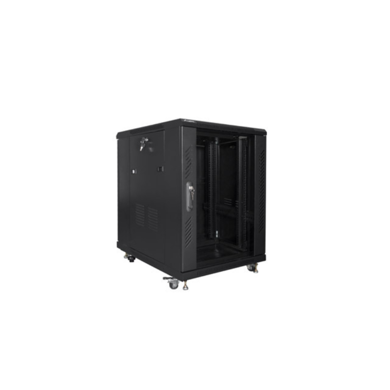 ARMARIO LANBERG RACK 19 15U 600X800 FLAT PACK BLACK NEGRO