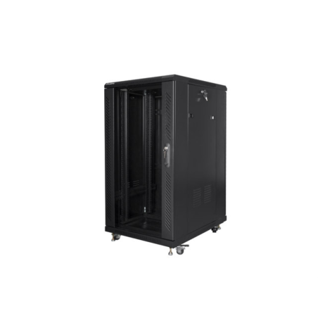 ARMARIO LANBERG RACK 19 22U 600X800 FLAT PACK BLACK NEGRO