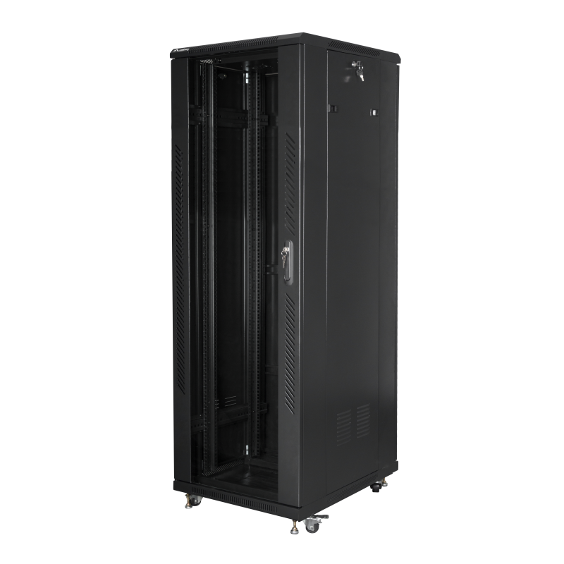 ARMARIO LANBERG RACK 19 37U 600X800 FLAT PACK BLACK NEGRO