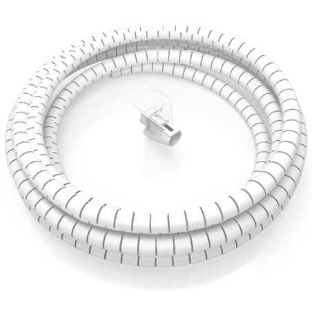 ORGANIZADOR CABLE AISENS EN ESPIRAL 25MM BLANCO 10M