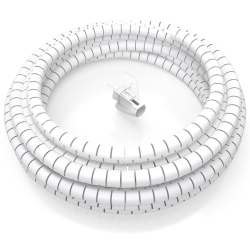ORGANIZADOR CABLE AISENS EN ESPIRAL 25MM BLANCO 20M