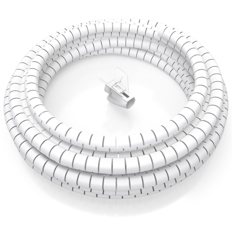 ORGANIZADOR CABLE AISENS EN ESPIRAL 25MM BLANCO 20M