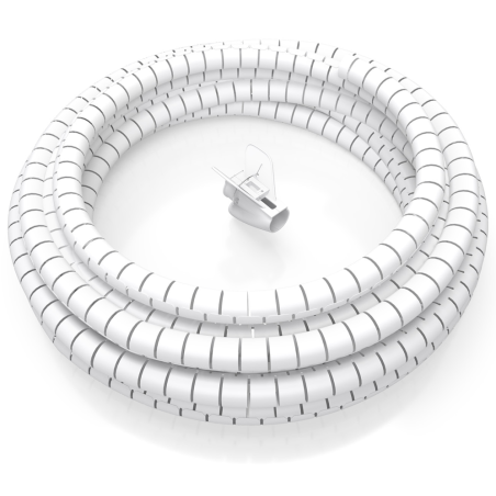 ORGANIZADOR CABLE AISENS EN ESPIRAL 25MM BLANCO 20M