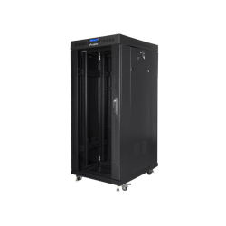 ARMARIO LANBERG RACK 19 37U 800X1000 FLAT PACK NEGRO PUERTA CRISTAL CON LCD