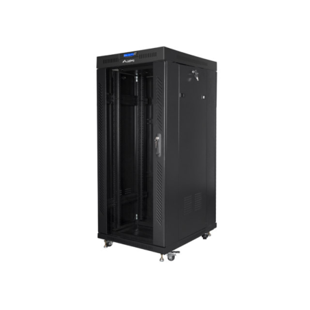 ARMARIO LANBERG RACK 19 37U 800X1000 FLAT PACK NEGRO PUERTA CRISTAL CON LCD