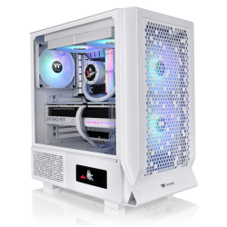 CAJA THERMALTAKE CERES 330 TG ARGB SNOW ATX 2XUSB 30 SIN FUENTE BLANCO