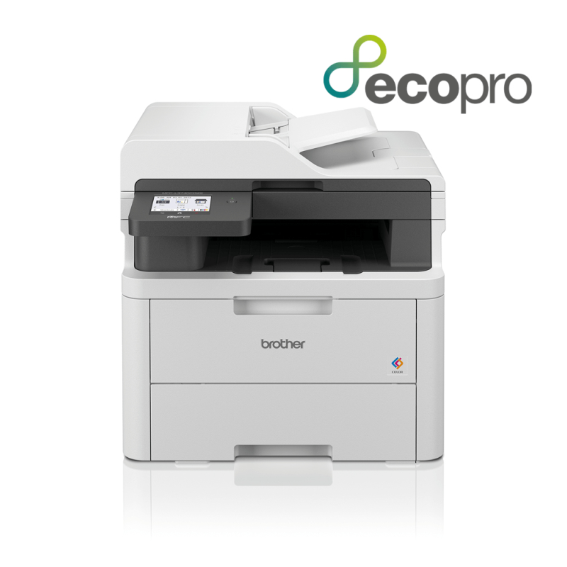 IMPRESORA BROTHER MULTIFUN LASER LED COLOR MFCL3740CDWE WIFI FAX DUPLEX BLANCA