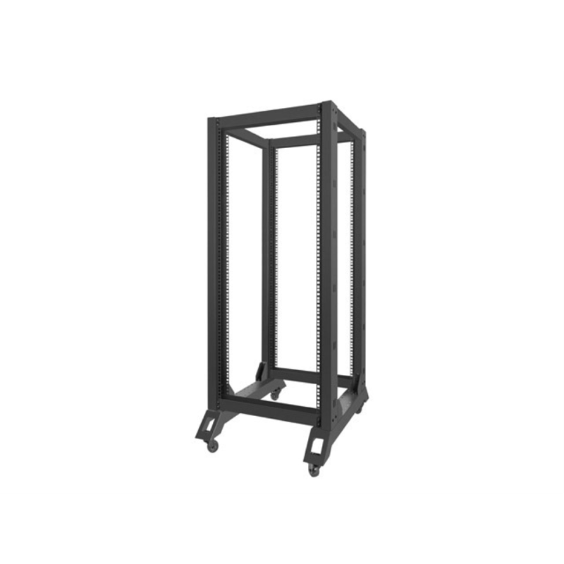 ARMARIO LANBERG ABIERTO RACK 19 27U 600X800 NEGRO