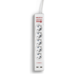 REGLETA SALICRU SAFE 5 CON 2 USB