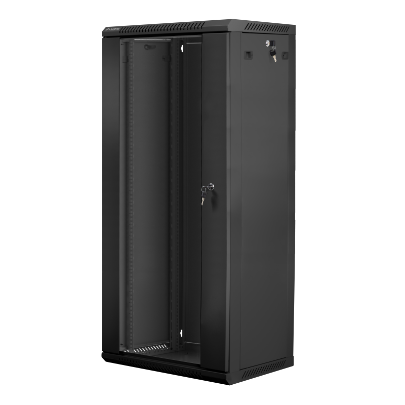 ARMARIO LANBERG MURAL RACK 19 27U 600X450 FLAT PACK V2 NEGRO