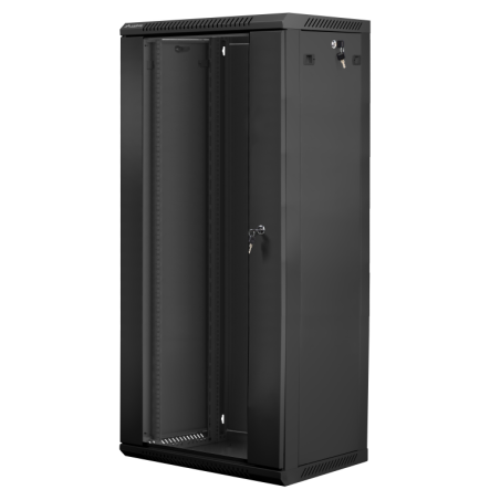 ARMARIO LANBERG MURAL RACK 19 27U 600X450 FLAT PACK V2 NEGRO