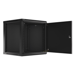 ARMARIO LANBERG MURAL RACK 19 12U 600X600 FLAT PACK AUTOENSA NEGRO PTA METALICA