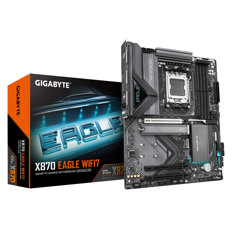 PLACA BASE GIGABYTE X870 EAGLE WIFI7 G10 AM5 ATX 4XDDR5