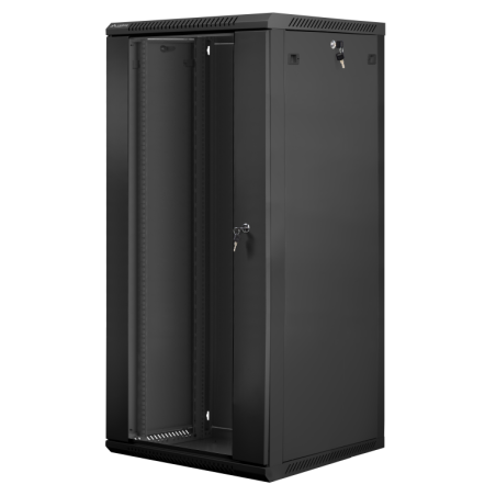 ARMARIO LANBERG MURAL RACK 19 27U 600X600 FLAT PACK V2 NEGRO