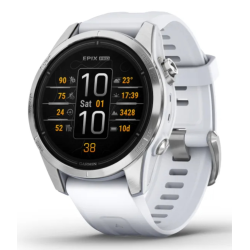 SMARTWATCH GARMIN EPIX PRO 42MM GLASS SS WHITESTN