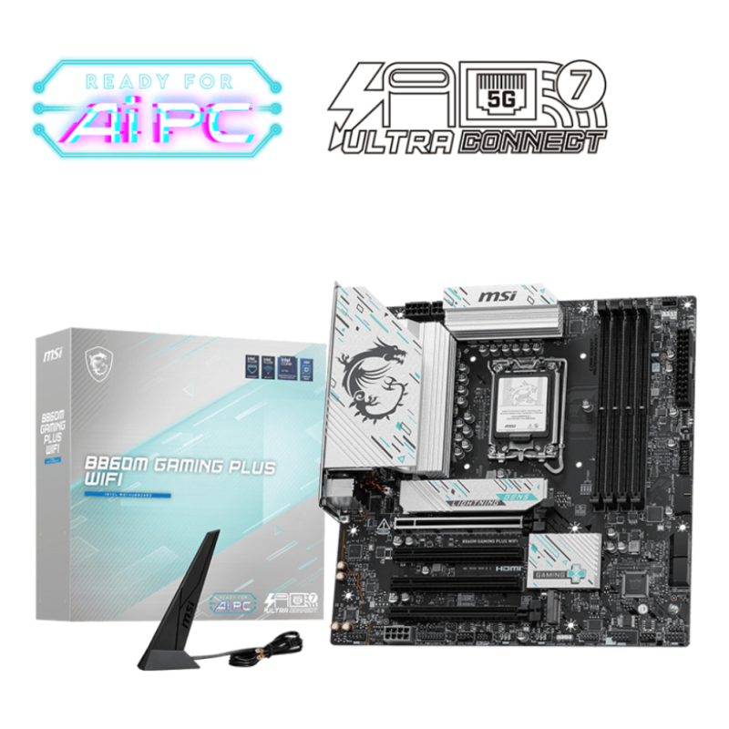 PLACA BASE MSI B860M GAMING PLUS WIFI