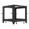 ARMARIO LANBERG ABIERTO RACK 19 9U 600X600 AJUSTABLE HASTA 1100 NEGRO