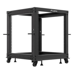 ARMARIO LANBERG ABIERTO RACK 19 12U 600X600 AJUSTABLE HASTA 1100 NEGRO