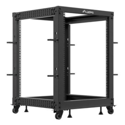 ARMARIO LANBERG ABIERTO RACK 19 15U 600X600 AJUSTABLE HASTA 1100 NEGRO