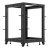 ARMARIO LANBERG ABIERTO RACK 19 15U 600X600 AJUSTABLE HASTA 1100 NEGRO