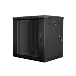 ARMARIO LANBERG MURAL DOBLE SECCION RACK 19 12U 600X600 FLAT PACK NEGRO