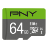 MICRO SD PNY 64GB ELITE UHS I C10 R100