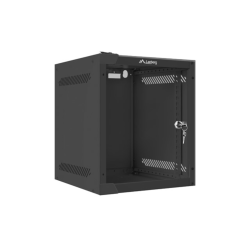 ARMARIO LANBERG MURAL RACK 10 6U 280X310 FLAT PACK NEGRO PUERTA CRISTAL