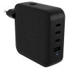 HYPERAR HYPERJUICEAR 100W USB C GAN TRAVEL CHARGER 3C1A BLACK