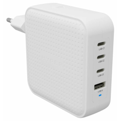 HYPERAR HYPERJUICEAR 100W USB C GAN TRAVEL CHARGER 3C1A WHITE