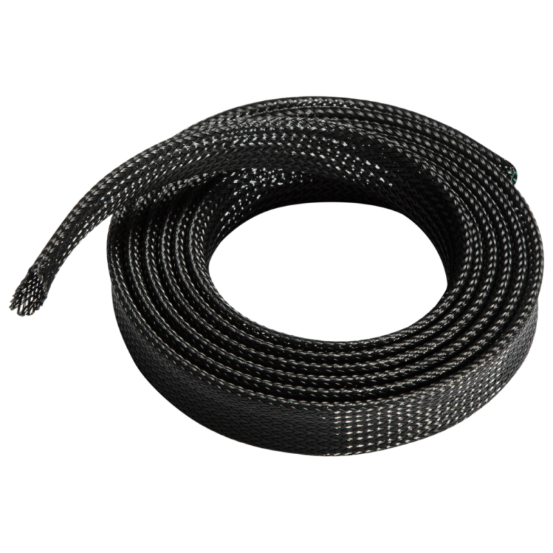ORGANIZADOR CABLES AISENS POLIESTER 20MM NEGRO 1mt