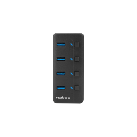 HUB NATEC MANTIS 2 USB 30 4 PUERTOS ON OFF CON ALIMENTADOR