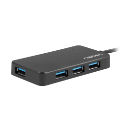 HUB NATEC MONTH 4 PUERTOS USB 30 NEGRO