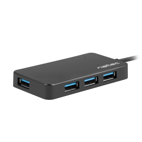 HUB NATEC MONTH 4 PUERTOS USB 30 NEGRO